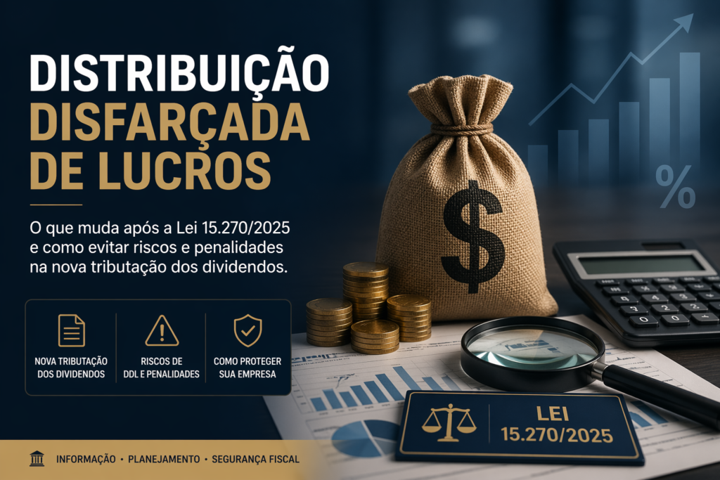 Distribuição Disfarçada de Lucros após a Lei 15.270/2025 (DDL)
